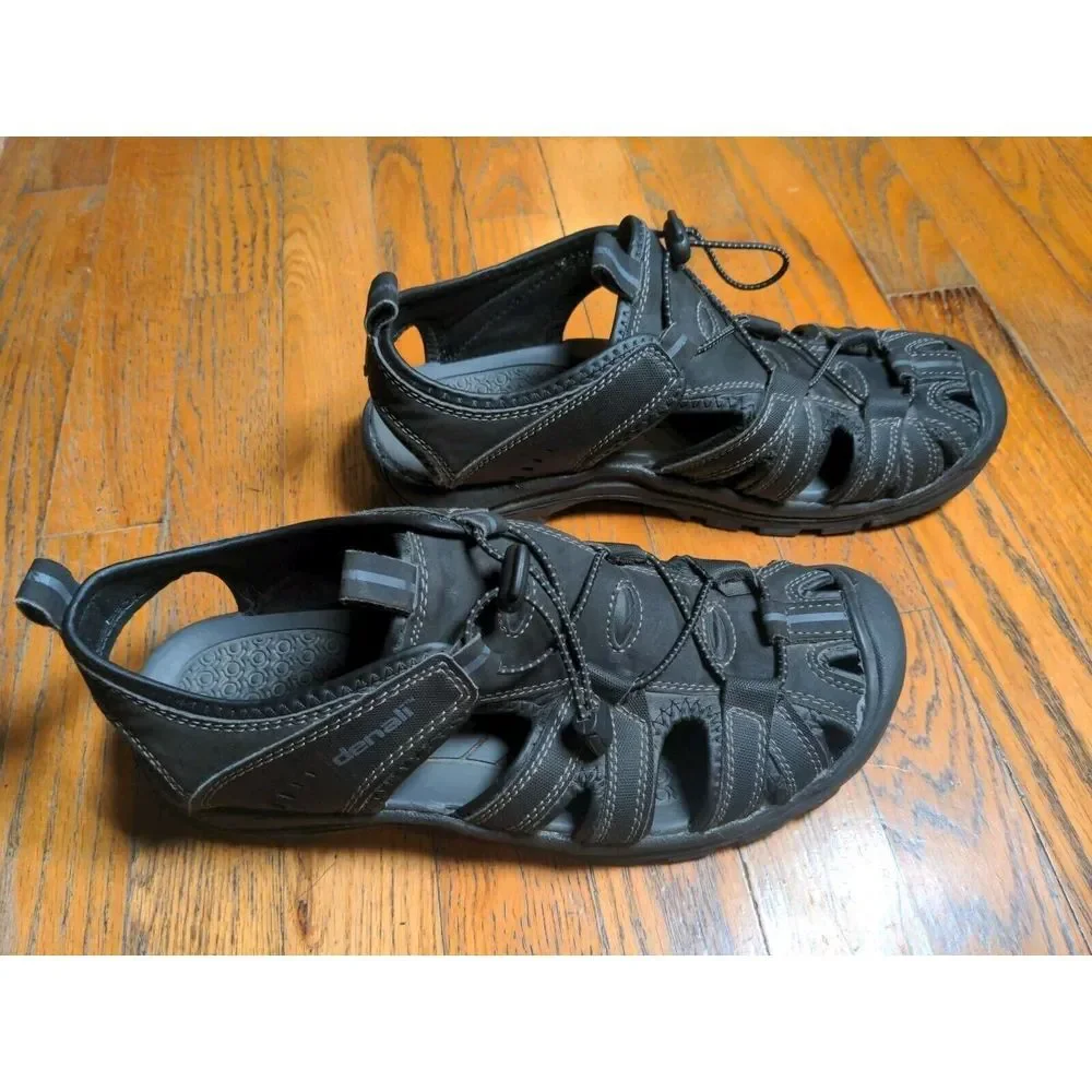 Denali Men's Strainer-II‎ Slip On Waterproof Sandals NM0552A Black Size 10 US